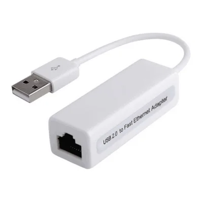 Adaptador Placa De Rede Usb 2.0 Para Ethernet Lan Rj45 10/100mbps
