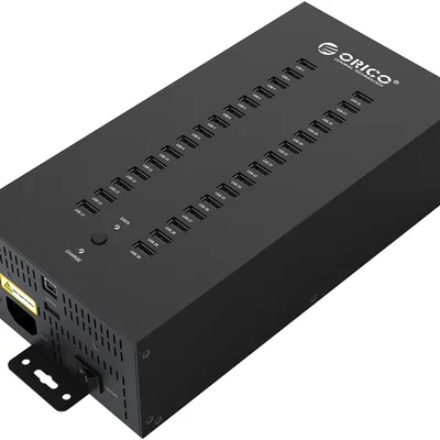 Hub Industrial 30 Portas Usb 2.0 Leitura / Carregamento