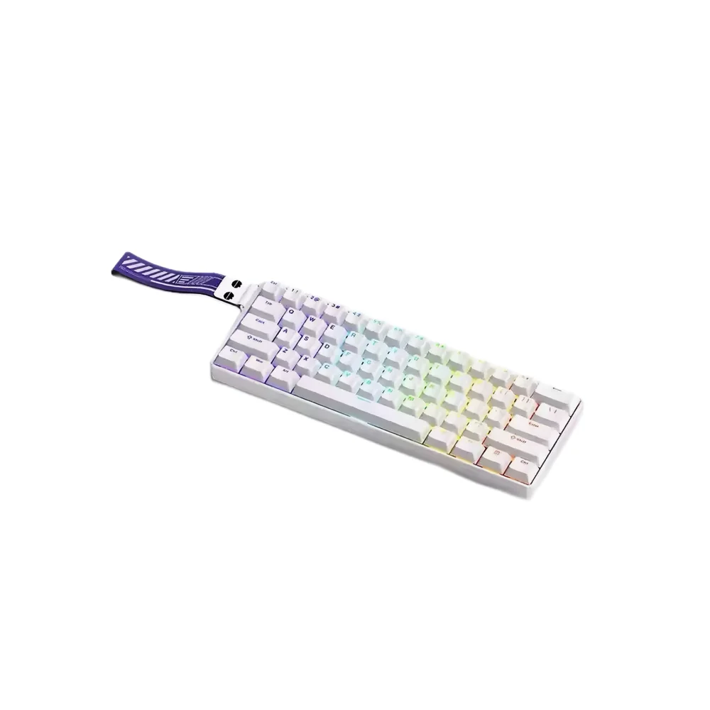 Teclado Magnético Akko Monsgeek Fun60 Ultra - Wired White