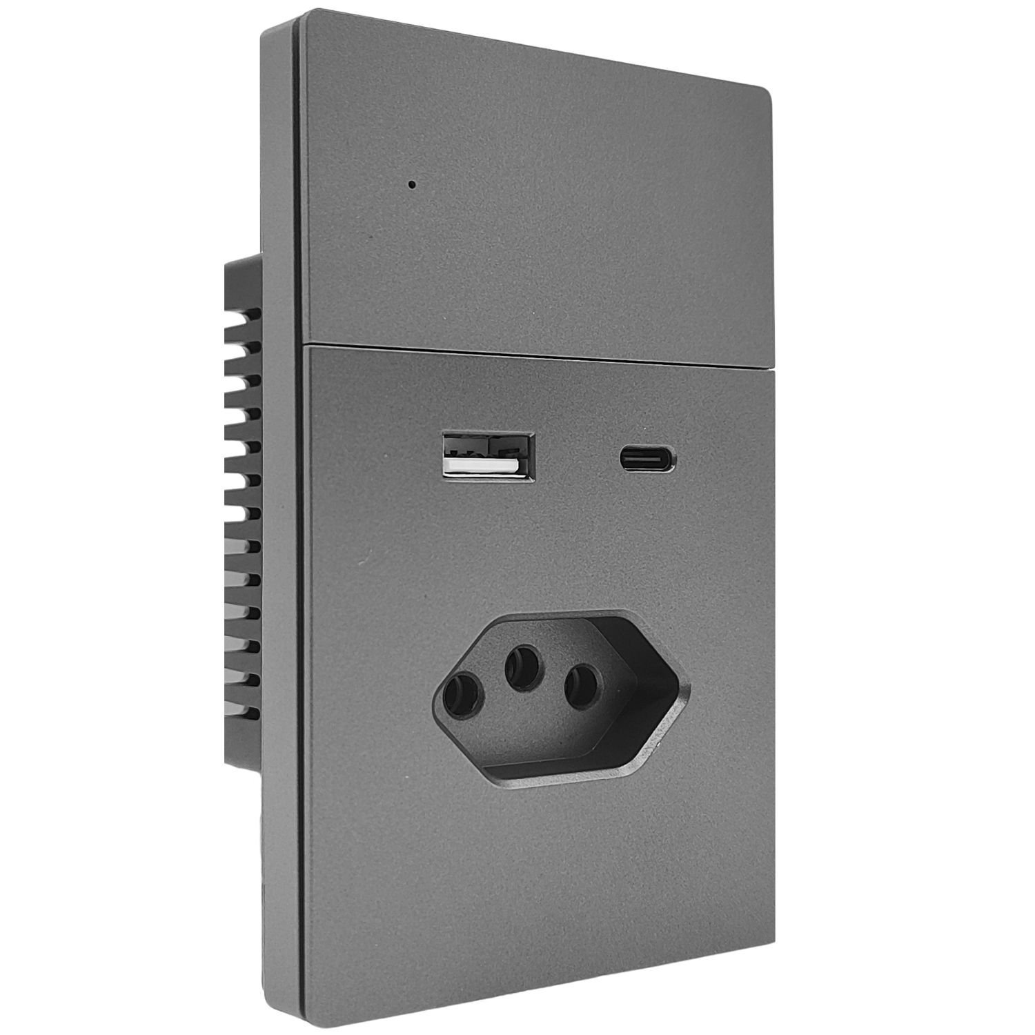 Interruptor Com Tomada Inteligente Zigbee Full Switch Compatível Alexa E Google Home