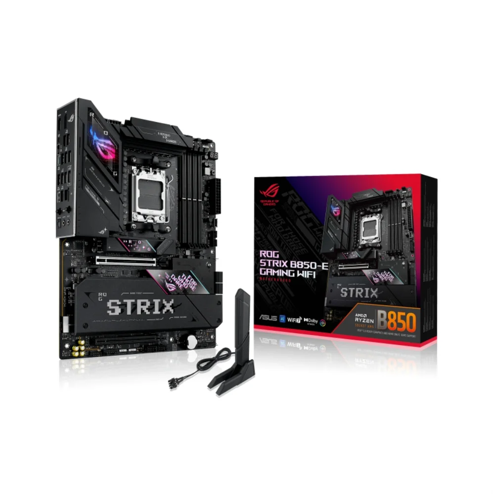 Placa Mãe Asus Rog Strix B850-e Gaming Wifi, Amd Am5, Atx, Wf/blt, Ddr5 - Rog Strix B850-e Gaming Wifi 4