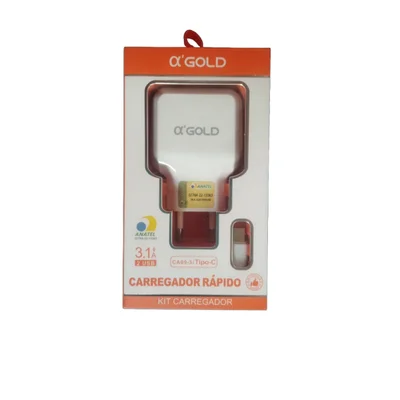 Carregador Tpc 3.1a Agold Ca093