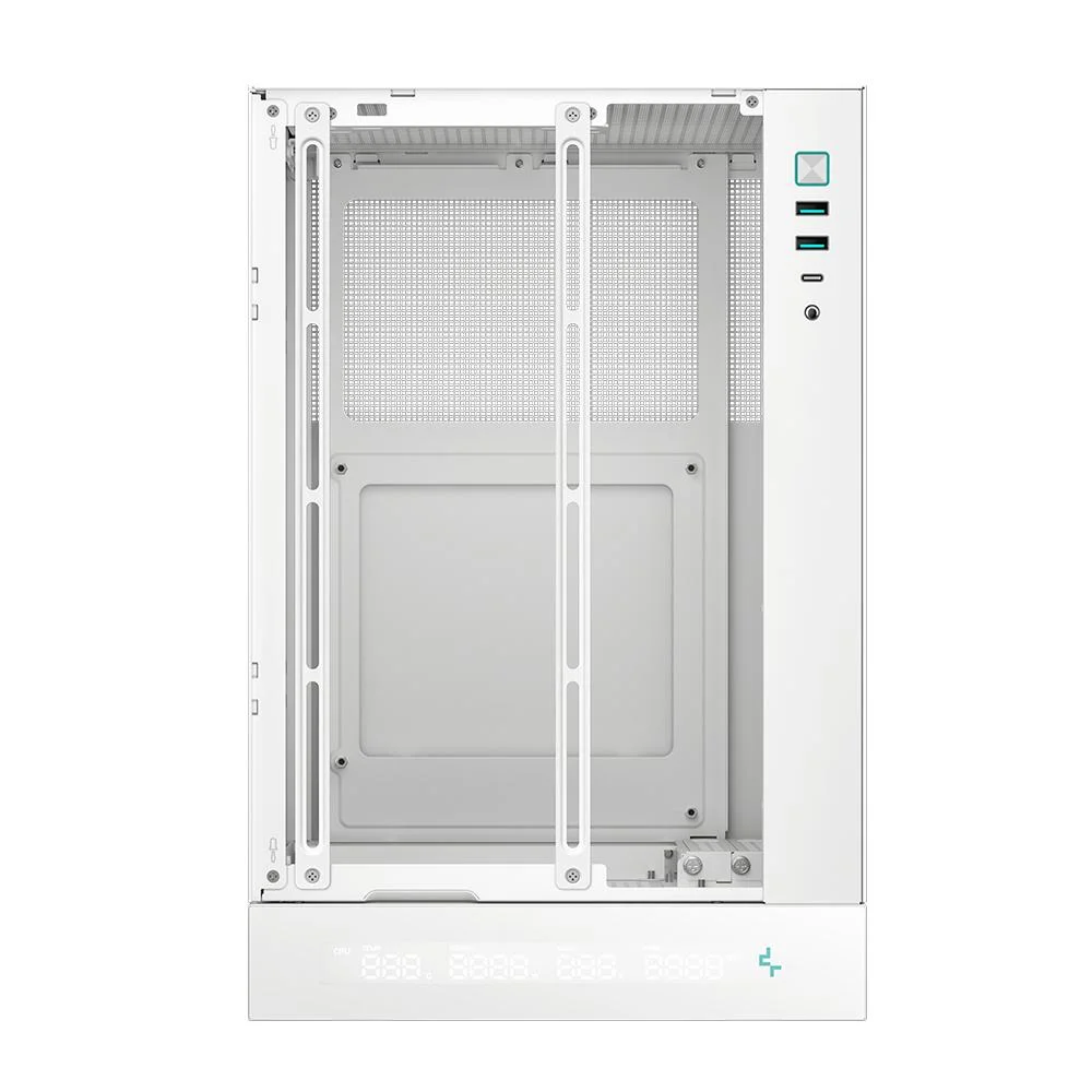 Imagem 3 de 5 do produto Gabinete Gamer Deepcool Ch170 Digital Mini Itx Vertical Branco