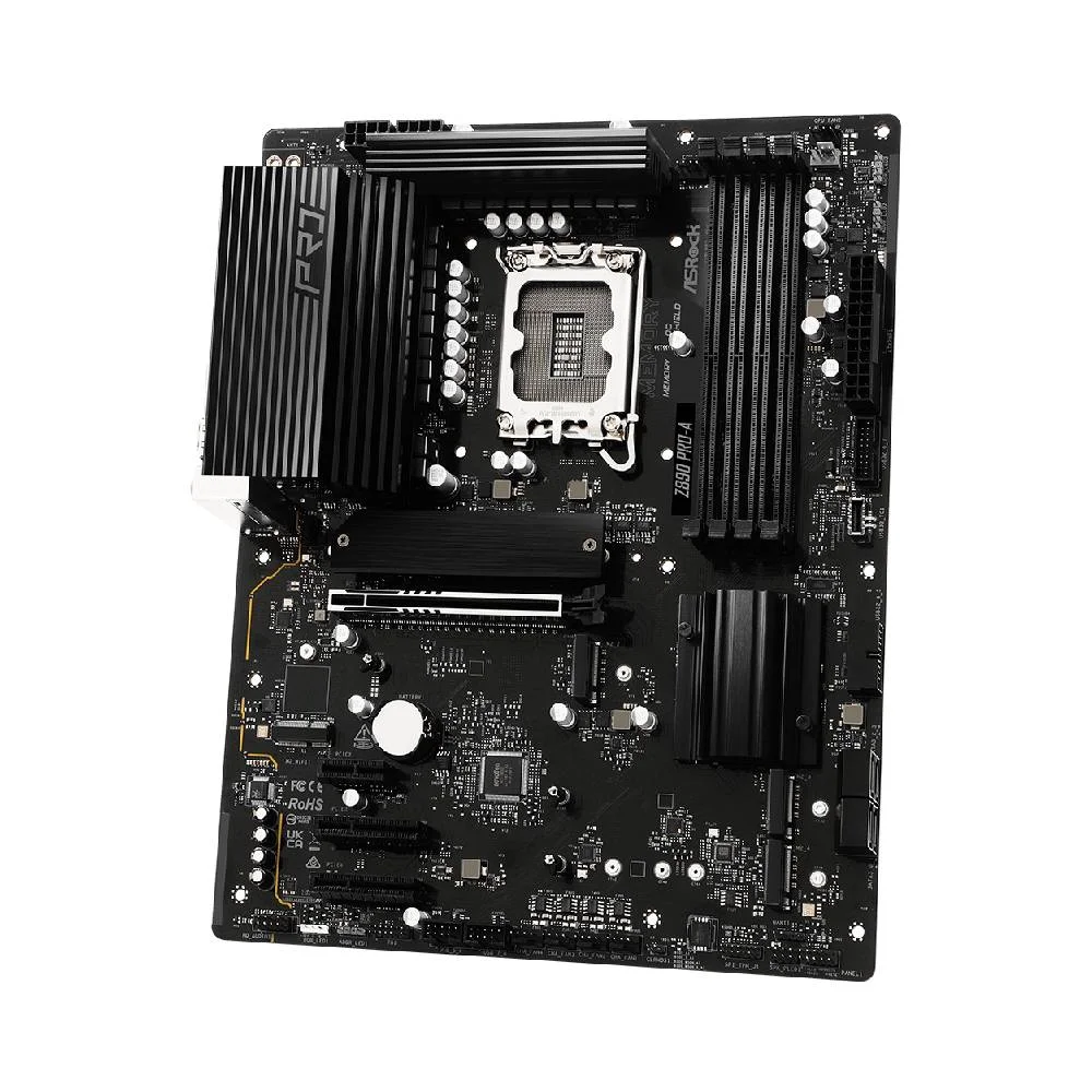 Placa Mãe Asrock Z890 Pro-a LGA  1851 4xDDR5 Chipset Intel Z890 Atx 7