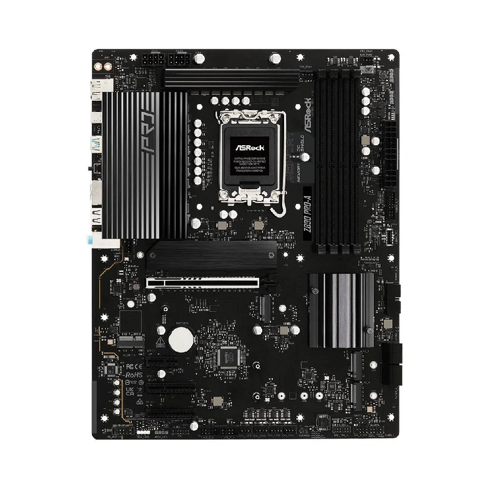 Placa Mãe Asrock Z890 Pro-a LGA  1851 4xDDR5 Chipset Intel Z890 Atx 8