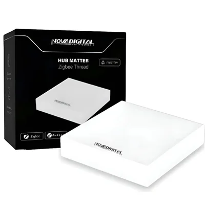 Hub Matter Zigbee Thread Novadigital Compatível Tuya Alexa Google Assistant, Automação Residencial MT-01