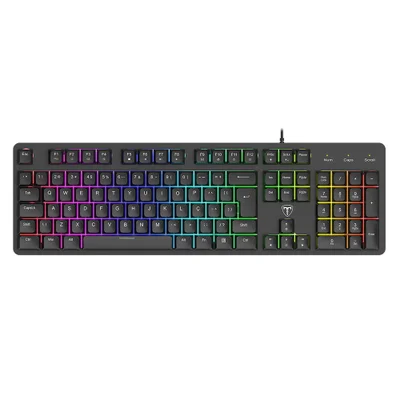 Teclado Usb Gamer Echo RGB T-dagger T-tgk109 Preto