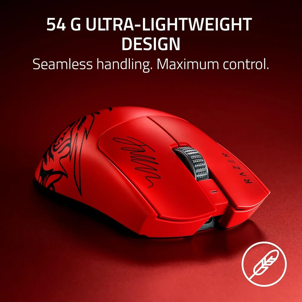 Razer Viper V3 Pro Faker Edition レッド Produtos com até 15 OFF no PIX KaBuM