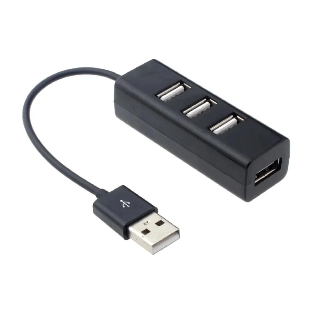 Imagem 2 de 5 do produto Hub Usb 2.0 4 Portas Portátil Slim Alta Velocidade 480mbps Para PC, Notebook, Smart Tv E Mais