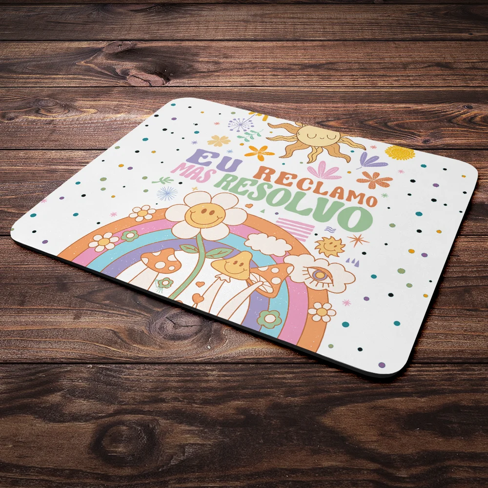 Imagem 3 de 4 do produto Mouse Pad Divertido Vibes - Eu Reclamo Mas Resolvo - 22x18