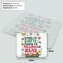 Mouse Pad Divertido Vibes - Nunca Foi Sorte - 22x18