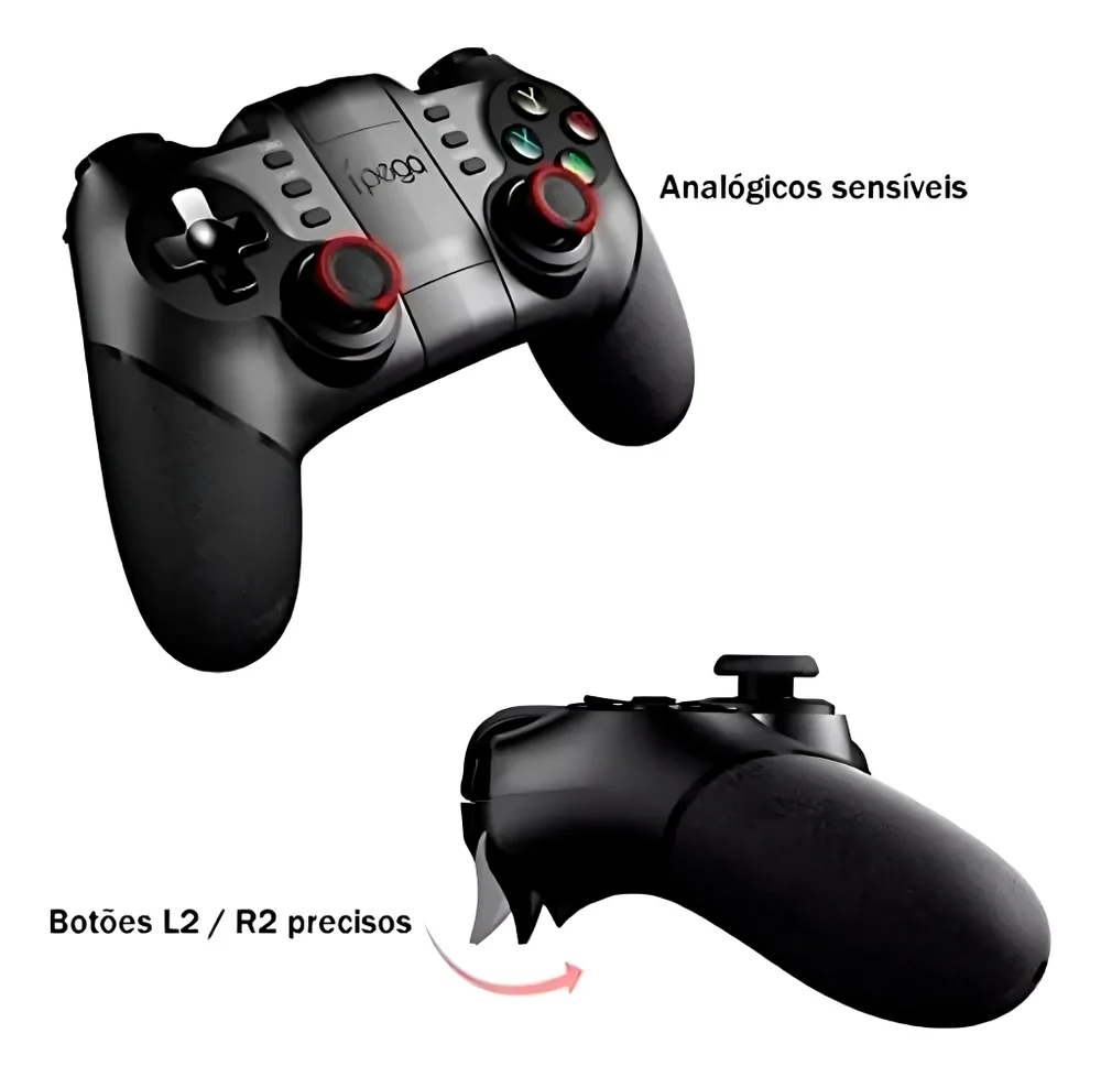 Imagem 4 de 5 do produto Controle Sem Fio 3 Em 1 Bluetooth Para Jogos E Consoles