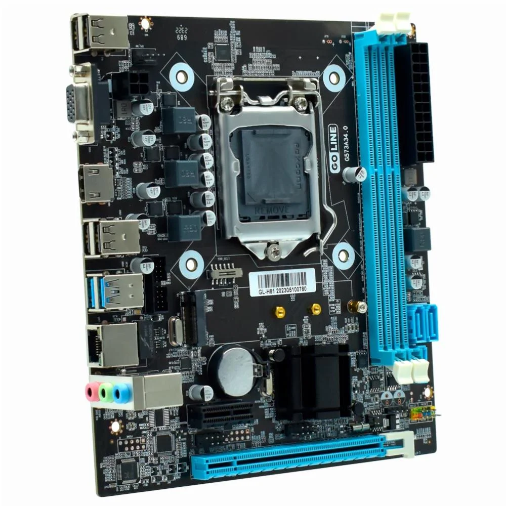Placa Mae LGA  1150 Ddr3 H81m-g2 Nvme HDMI Vga 4 Ge Goline 5