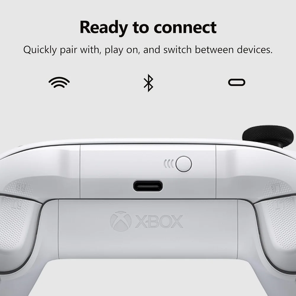 Imagem 5 de 5 do produto Controle Sem Fio XBOX - Robot White