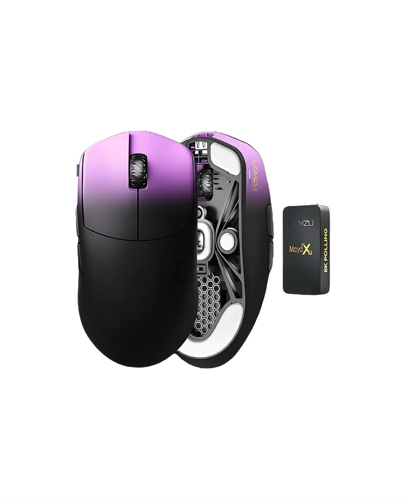 Mouse Gamer Lamzu Maya X - 8khz Purple/black