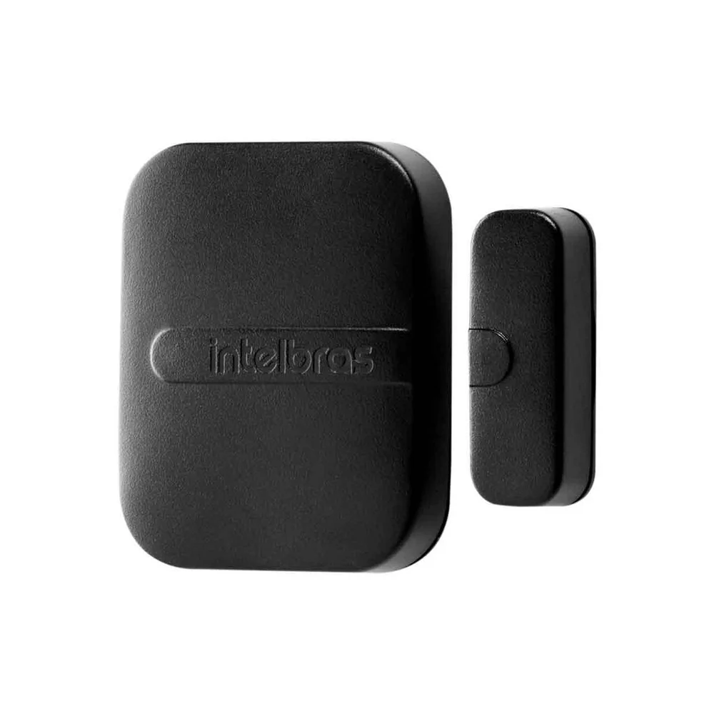 Kit 04 Sensores Magnético De Abertura De Porta E Janela Xas Smart Black Intelbras Sem Fio