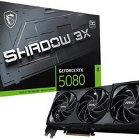 Kabum Placa De Vídeo Msi Geforce RTX 5080 16g Shadow 3x Oc RTX5080 16gb Gdrr7 256b Dx12 PCie 5.0 X16 (3xdp 1xhdmi) image
