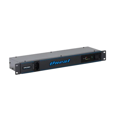 Régua 8 Tomadas Oneal Oac801e LED 120v/240v Cor:preto