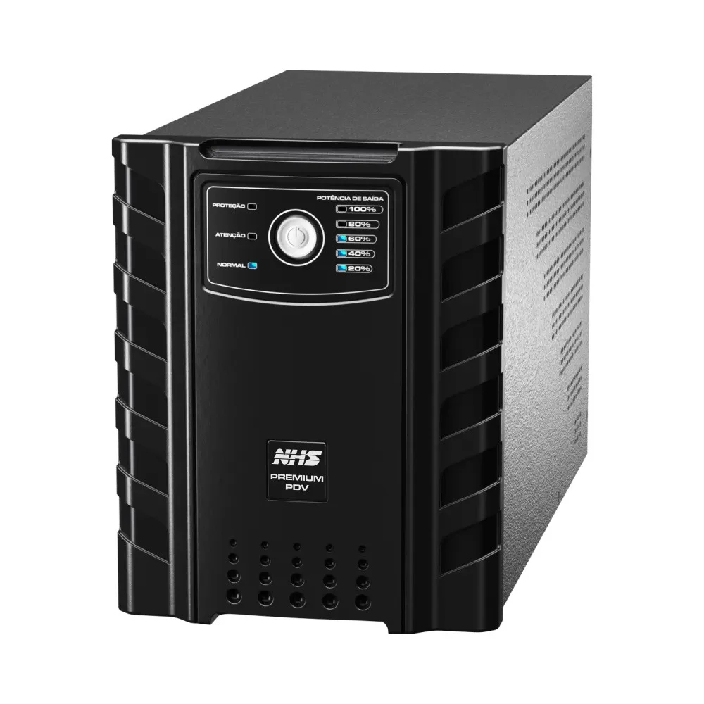 Imagem 2 de 3 do produto Nobreak Nhs Premium Pdv Giii 1200va Ent. Bivolt Sai 220 1x45ah 8 Tomadas 90.c1.012302