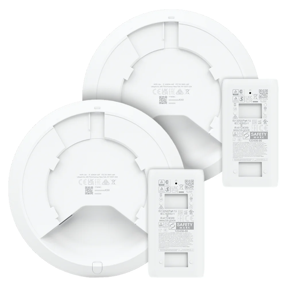Imagem 3 de 5 do produto 2 Roteadores Wi-fi 6 Access Point 3.0 Gbps + 2 Injetores Poe | 2 U6+ Ubiquiti Com 2 Fontes 48v 15w
