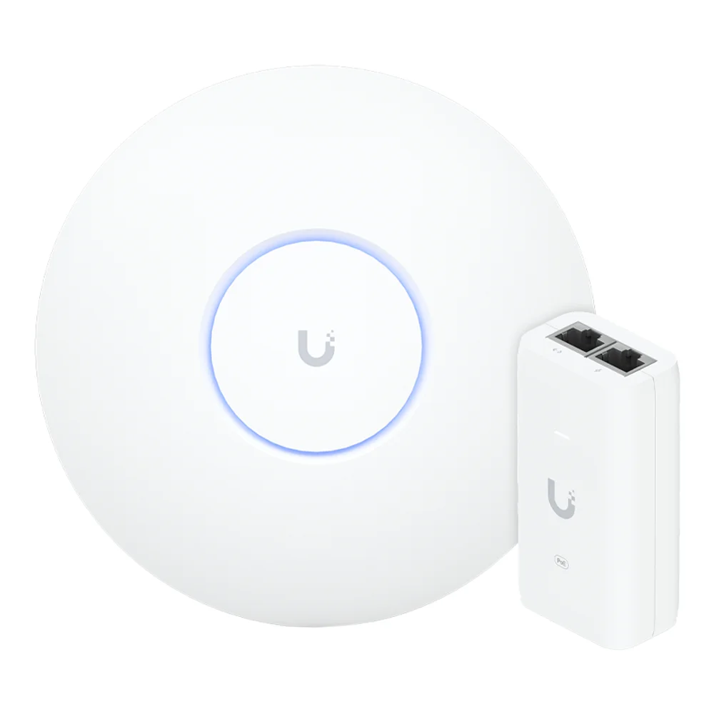 U6 Pro Ubiquiti Com Fonte 48v 15w | Roteador Wi-fi 6 Access Point 5.3 Gbps + Injetor Poe
