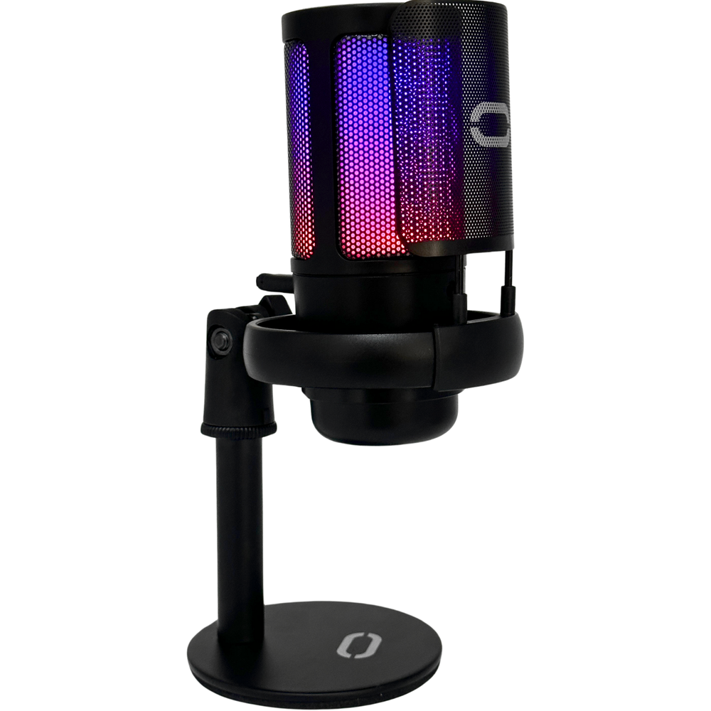 Microfone Gamer RGB Condensador USB Preto MT1060R