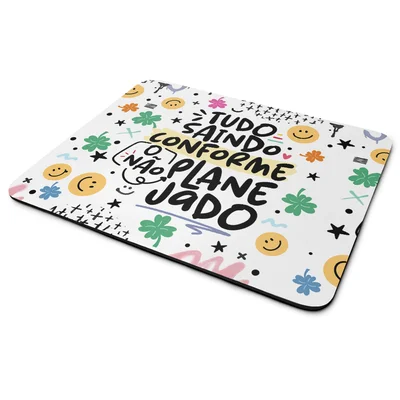 Mouse Pad Vibes - Tudo Saindo Conforme O Não Planejado