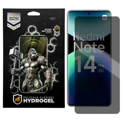 Película Para  Xiaomi Redmi Note 14 Pro 5g - Privacidade Hydrogel - Gshield