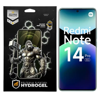 Película Para  Xiaomi Redmi Note 14 Pro 5g - Hydrogel Gamer Fosca - Gshield