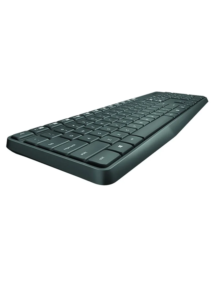 Imagem 3 de 5 do produto Kit Teclado+mouse Logitech Mk235 Wireless Compact Usb...