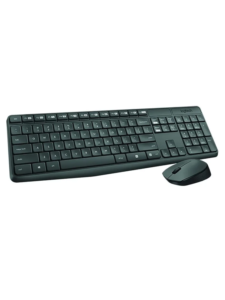 Imagem 4 de 5 do produto Kit Teclado+mouse Logitech Mk235 Wireless Compact Usb...