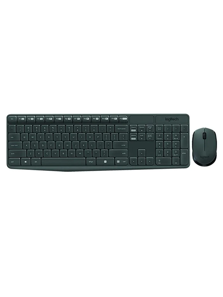 Imagem 5 de 5 do produto Kit Teclado+mouse Logitech Mk235 Wireless Compact Usb...