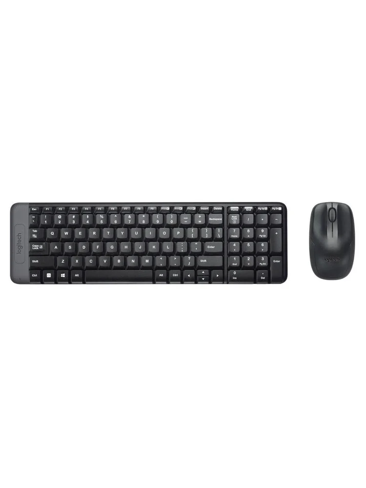 Imagem 5 de 5 do produto Kit Teclado E Mouse Wireless Logitech Mk220 Usb Preto...