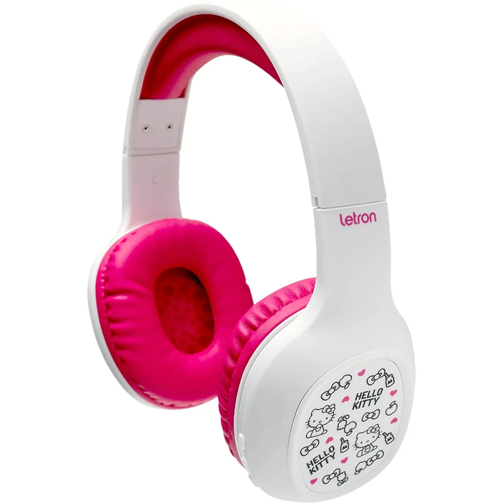Imagem 3 de 5 do produto Headphone Bluetooth Letron Hello Kitty Rosa