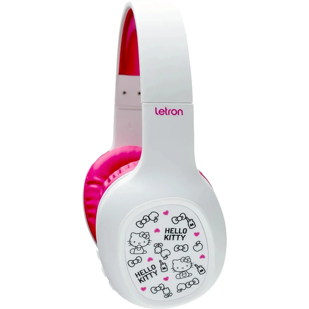 Imagem 4 de 5 do produto Headphone Bluetooth Letron Hello Kitty Rosa