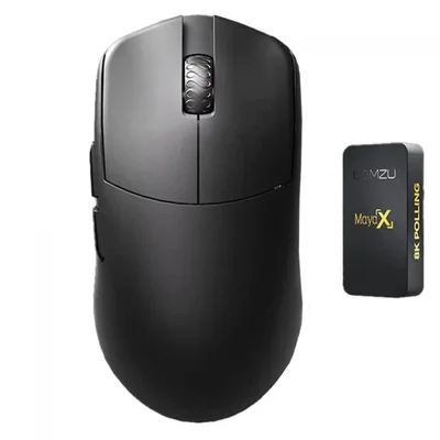 Mouse Gamer Lamzu Maya X, Wireless, 30.000 Dpi, 8k, Pixart-3950, 7 Botões, Preto, Chacoal