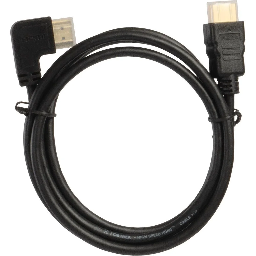 Imagem 2 de 5 do produto Cabo HDMI 2.0 4k 90º 1.5m Preto 4k90-015 Fortrek