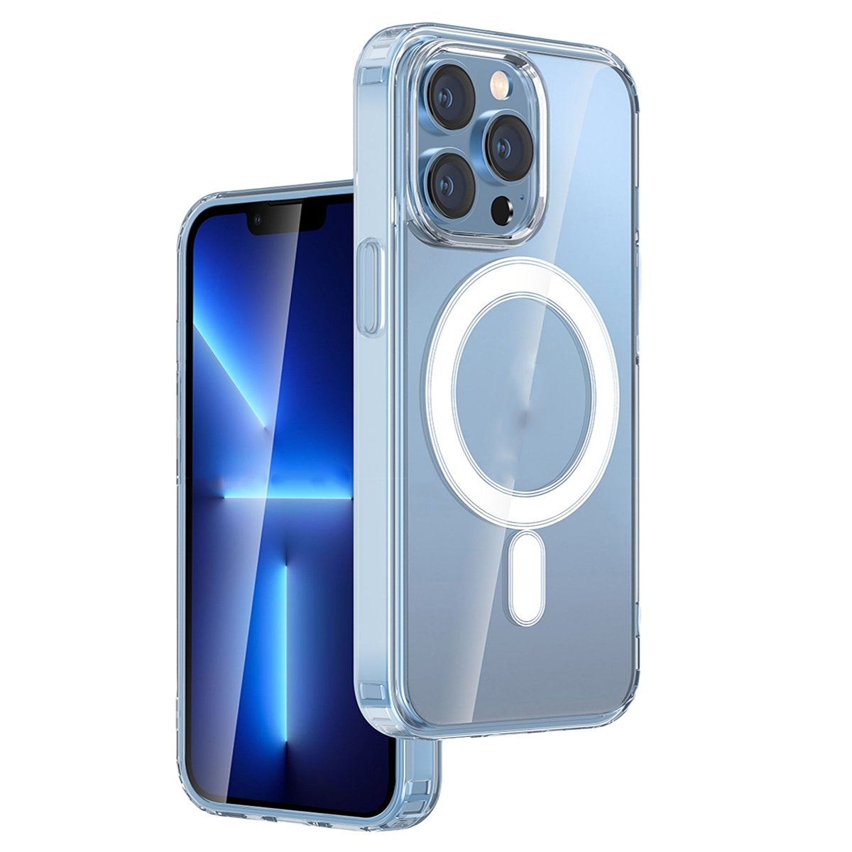 Capa Capinha Magsafe Compatível Com Iphone Anti Impacto Transparente Magnética Cor:iphone 11 Pro