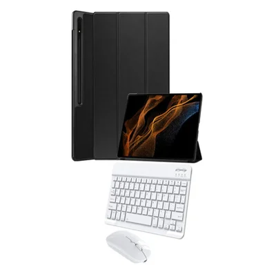 Capa Com Teclado+mouse P Tablet Sm Galaxy Tab S8 Utra 14.6