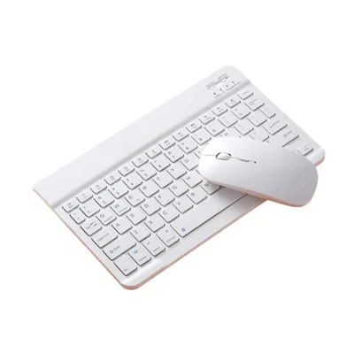 Capa Couro E Borracha Tablet 7/8 10.2 + Kit Mouse E Teclado Bt