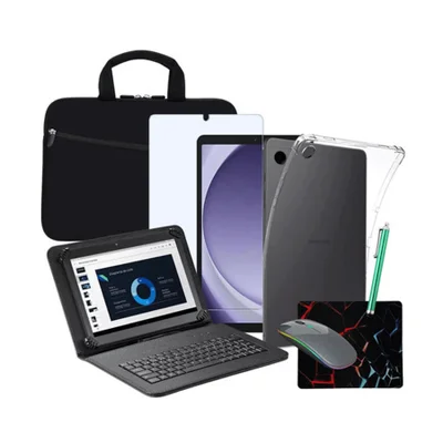 Capa C/ Teclado Película Mouse Para Tablet Tab A9 Plus X210