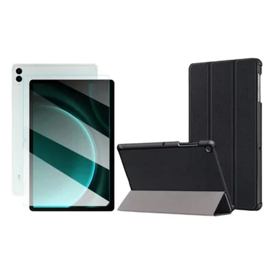 Capa Smart + Película Vidro Galaxy Tab S9 Fe+ 12.4 "