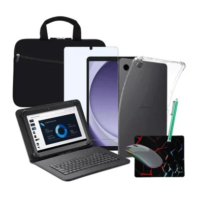 Capa C/ Teclado Película Mouse Para Tablet Tab A9 Plus X210
