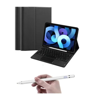 Capa Com Teclado+caneta Touch Recarregável P Tablet 10 Geração