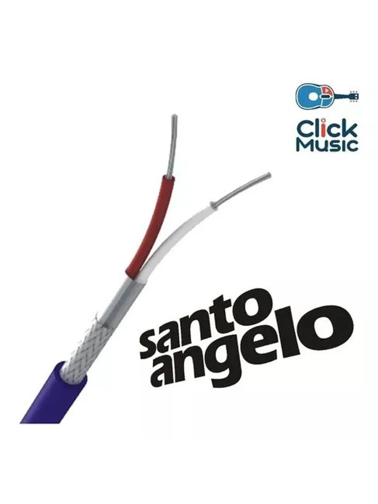 Imagem 4 de 5 do produto Cabo Para Microfone Santo Angelo Sc-30 Balanceado Azul 100 M