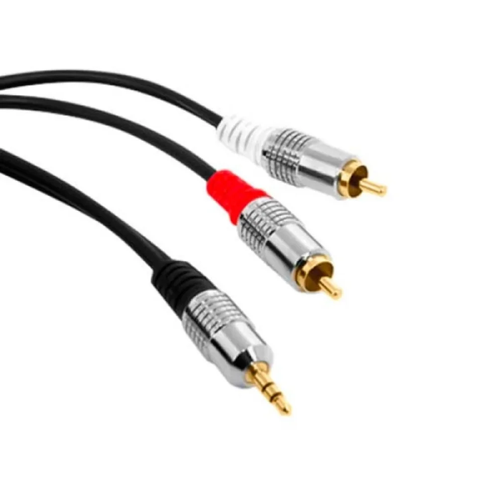 Imagem 3 de 3 do produto Cabo P2 Stereo 3 Metros Storm Tech Áudio Auxiliar Masculino