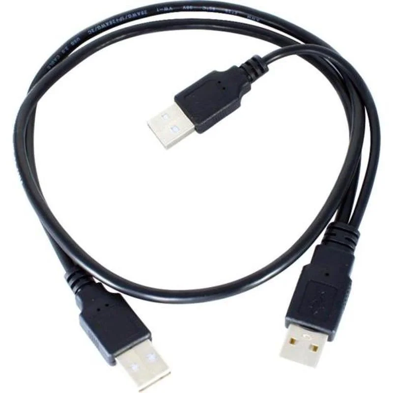 Imagem 3 de 3 do produto Cabo Y Usb 2.0 A Macho Para 2 X Usb 2.0 A Macho
