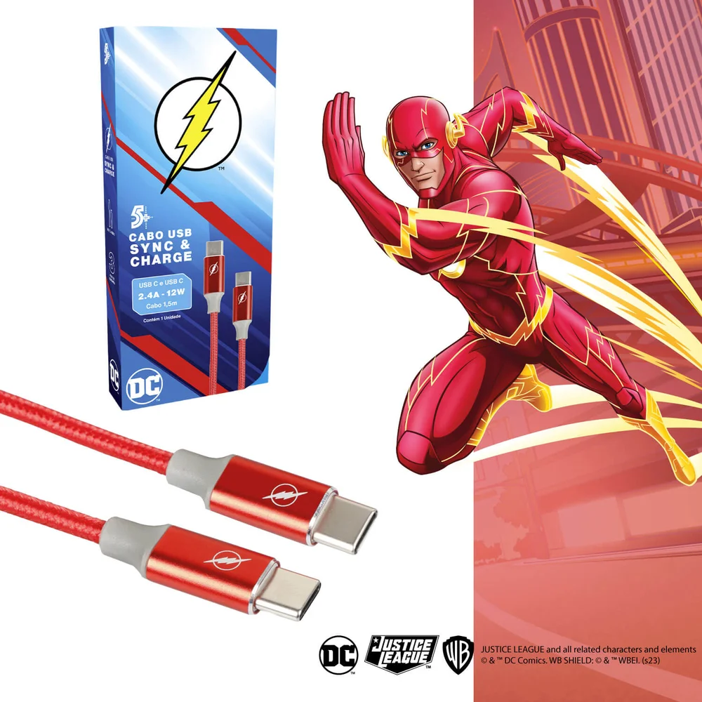 Imagem 3 de 5 do produto Cabo Usb C Para Usb C, 2.0, 1,5m - Dc Mobile - Flash