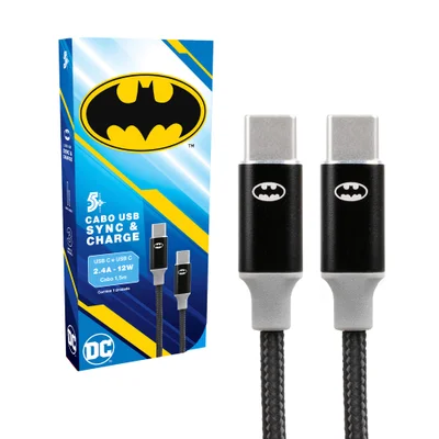 5+ Cabo Batman Carregamento Usb C Para Usb C, 2.0, 1,5m Dc Mobile