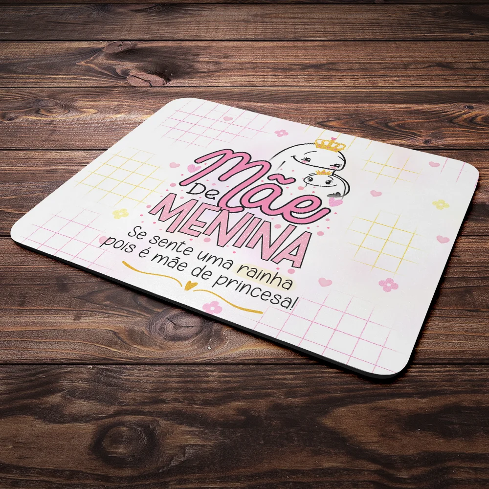Imagem 2 de 4 do produto Mouse Pad Flork Mães - Mãe De Menina - 22x18